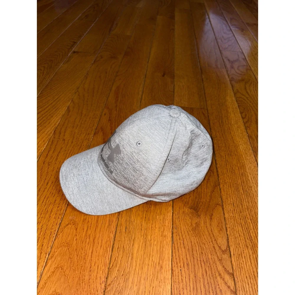 Under Armour Kids UA Classic Fit Baseball Cap Heather Grey Athletic Hat